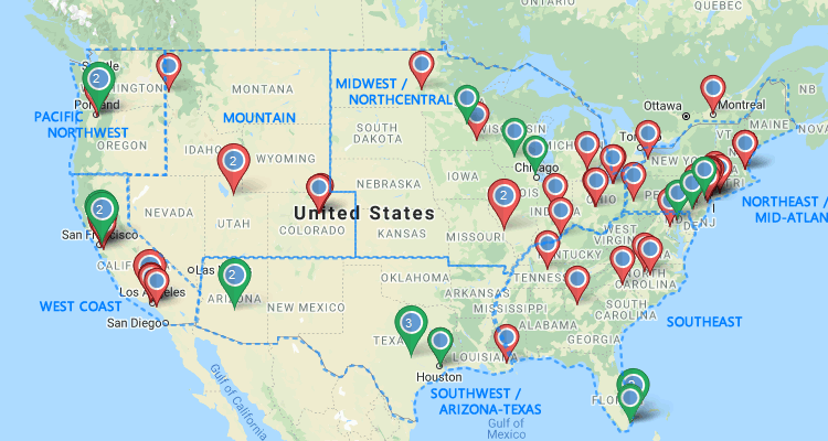 MTF Surgery Surgeons Map